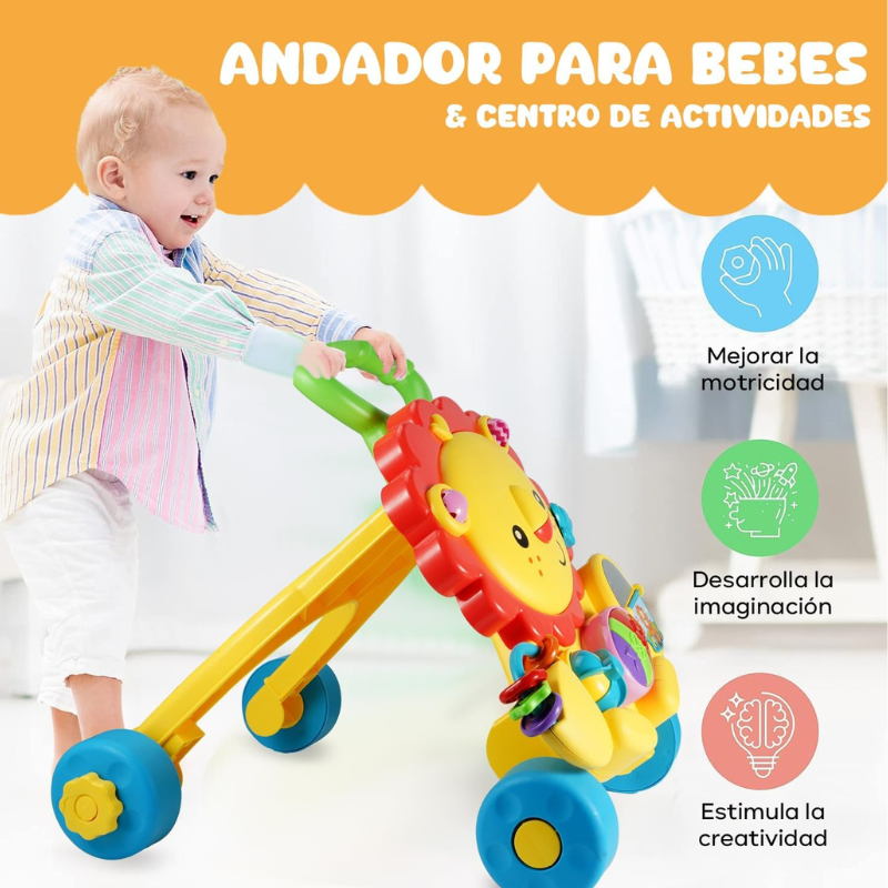 Andadera Leon Tipo Carretilla S918