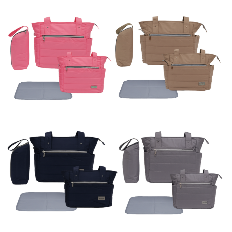 Bolso Pañalera 3 Piezas 9096