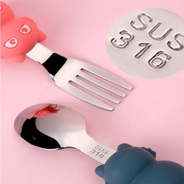 Set De Tenedor Y Cuchara Para Bebe H211