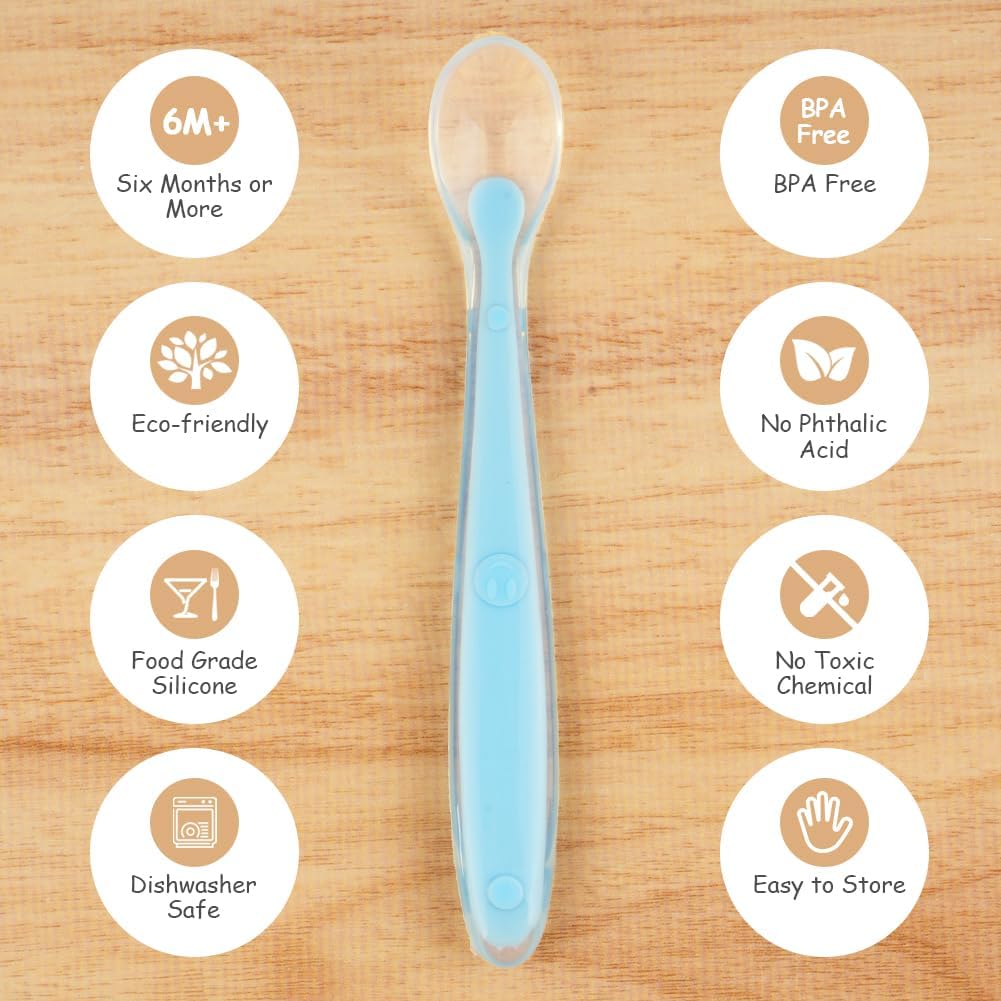 Cuchara De Silicona Para Bebe FZ-5001-Y