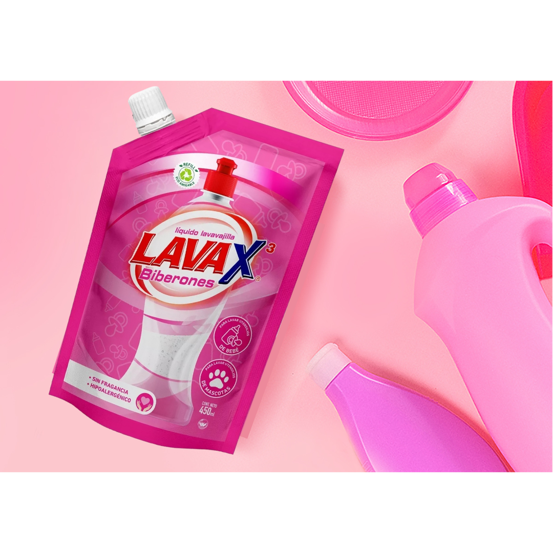 Lava tetero Lavax Neutro Doypack 450Ml 9104