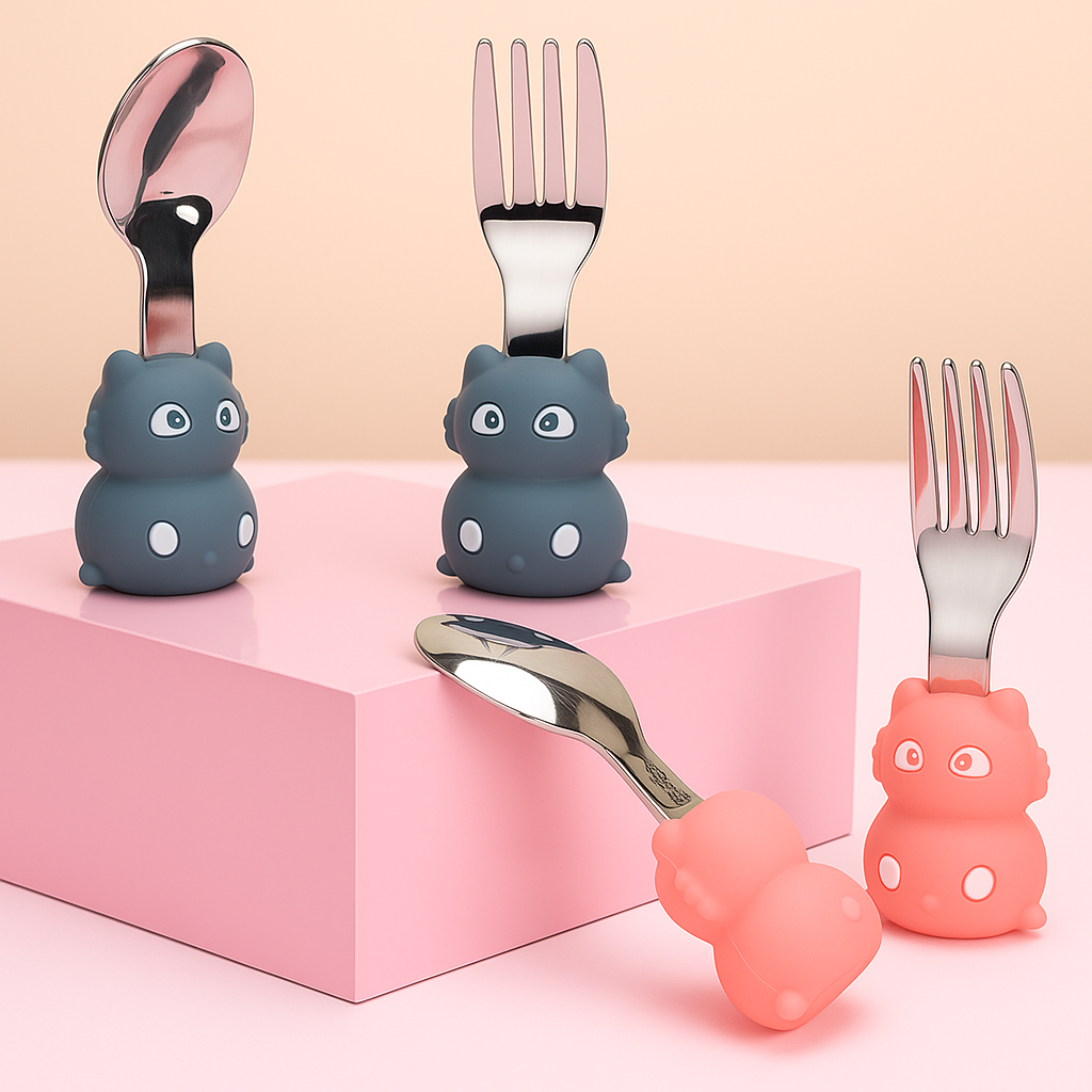 Set De Tenedor Y Cuchara Para Bebe H211