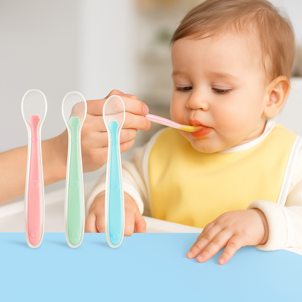 Cuchara De Silicona Para Bebe FZ-5001-Y