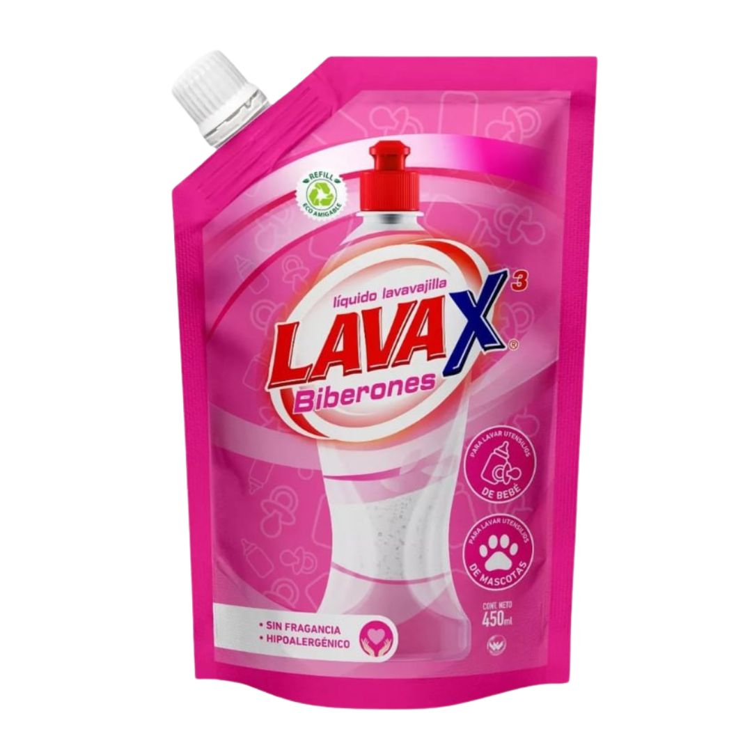 Lava tetero Lavax Neutro Doypack 450Ml 9104