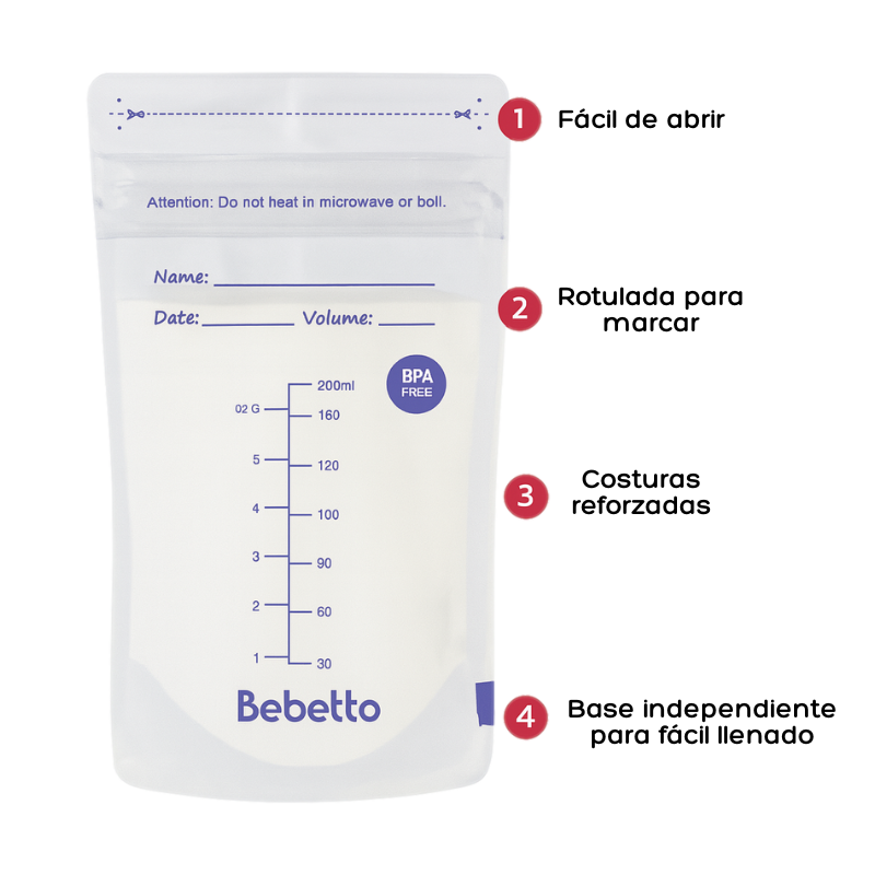 Bolsas Para Leche Materna 45800