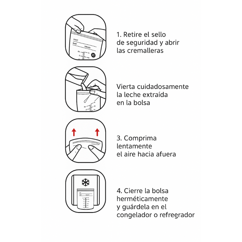 Bolsas Para Leche Materna 45800