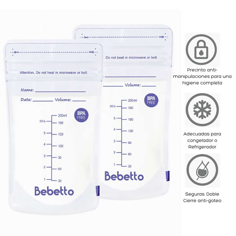 Bolsas Para Leche Materna 45800