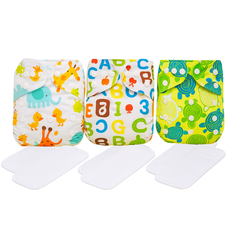 Pañal ecologico + 2 Insertos HL-2+2