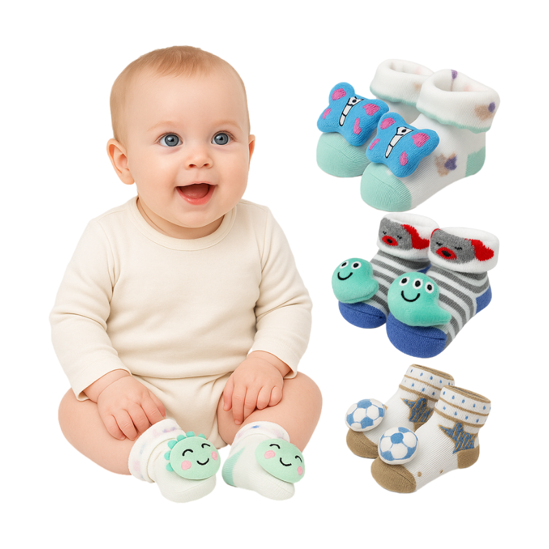 Medias Zapato Para Bebe AM02-204