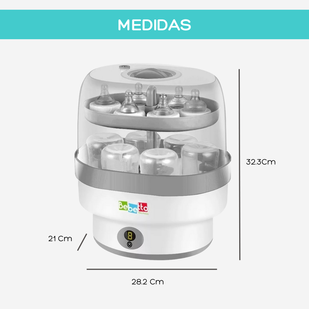 Esterilizadora Digital A Vapor Bebetto LS-BE838A
